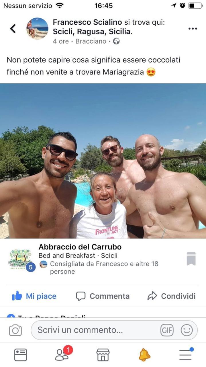 Bed and Breakfast Abbraccio Del Carrubo Scicli Zewnętrze zdjęcie